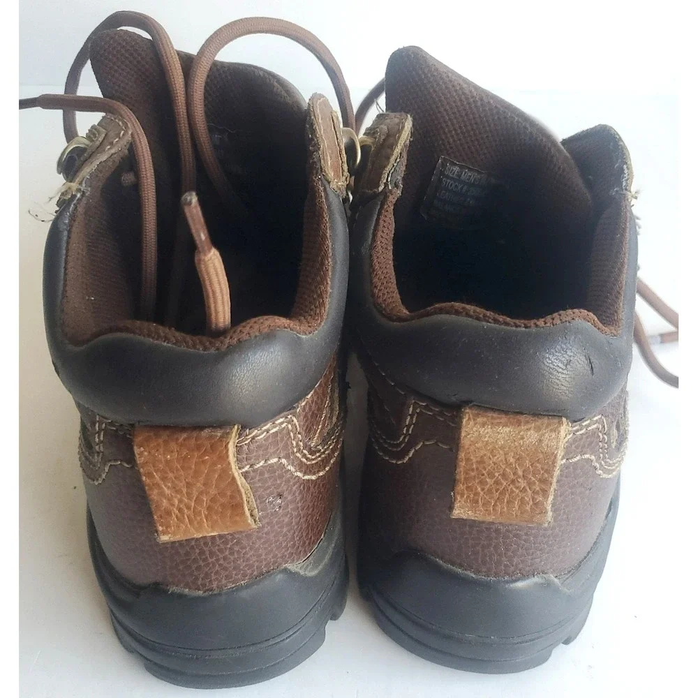 GBX San‎ Antonio Brown Leather Hiking Work Mens Shoes Size 8M